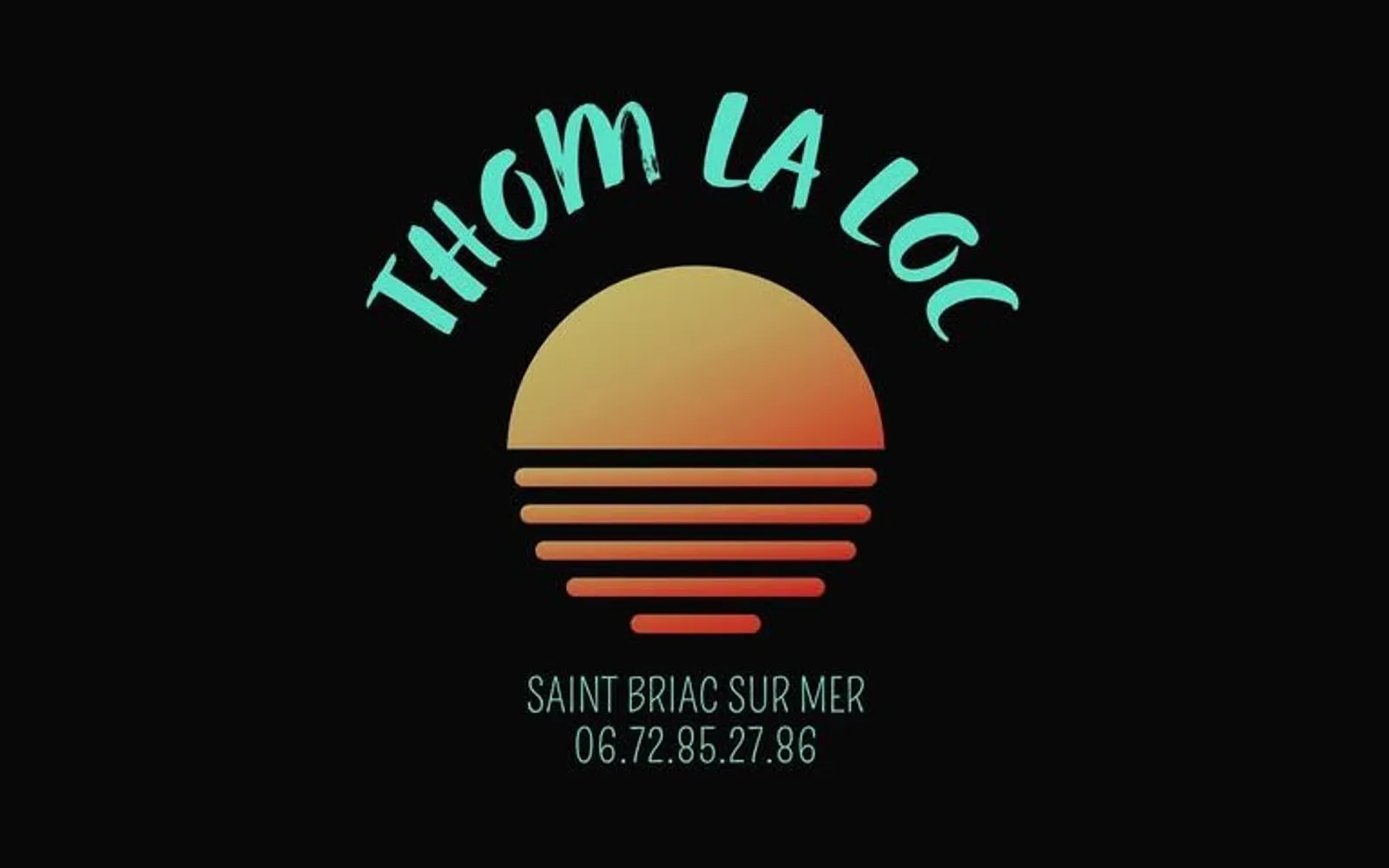 Logo Thom La Loc — location de vélos électriques livrés à Saint-Briac-sur-Mer